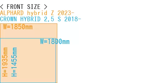#ALPHARD hybrid Z 2023- + CROWN HYBRID 2.5 S 2018-